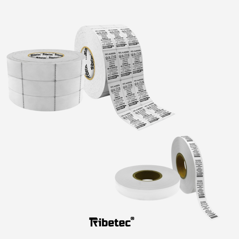 etiqueta para impresi��n textil
